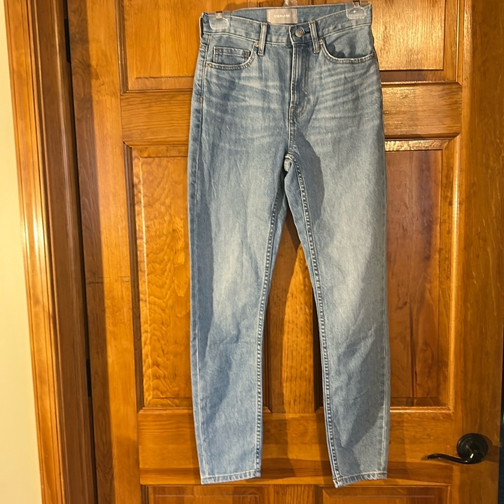 Everlane High Rise Light Wash Skinny Jeans Size 26 R-VGUC